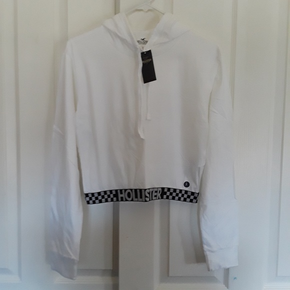 Nwt Hollister Crop Hoodie - Picture 2 of 5